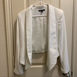 White foreign exchange blazer